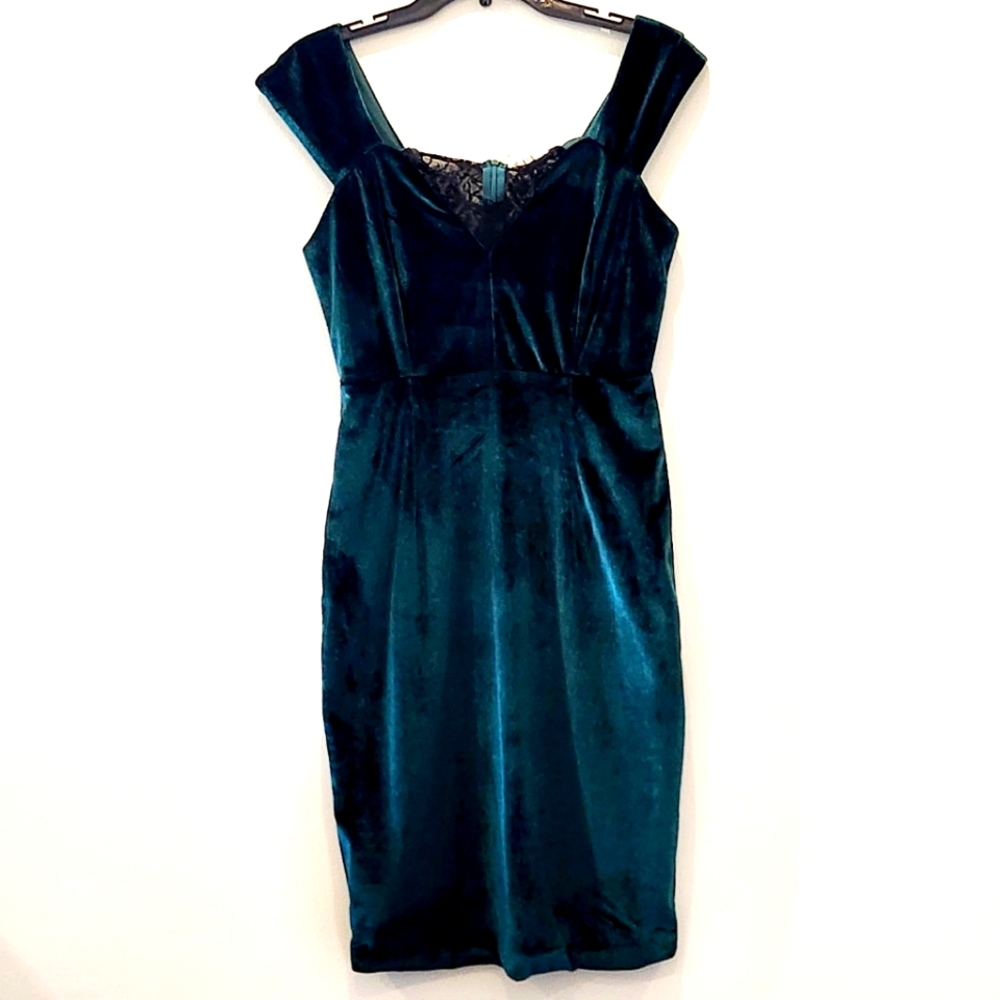 🥰 Vintage-Inspired Velvet Cocktail Dress – Brand New 🥰